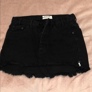 1 teaspoon black Jean skirt
